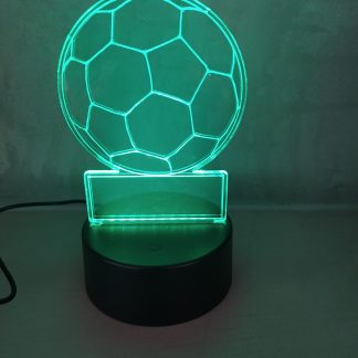 VOETBAL. Lampje RGB multi-kleur, instelbaar, inclusief afstandsbediening