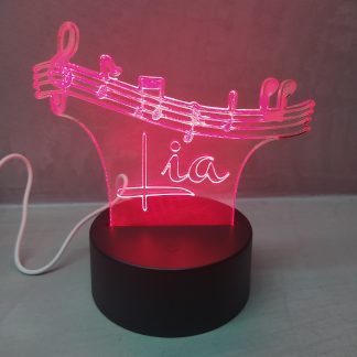 MUZIEK. Lampje RGB multi-kleur, instelbaar, inclusief afstandsbediening